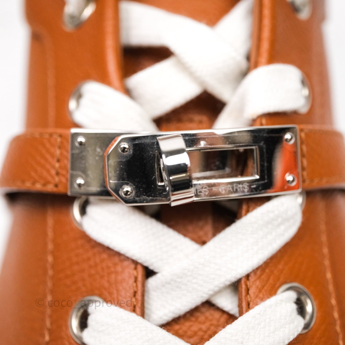 Hermès Day Sneakers Naturel Epsom Size 39