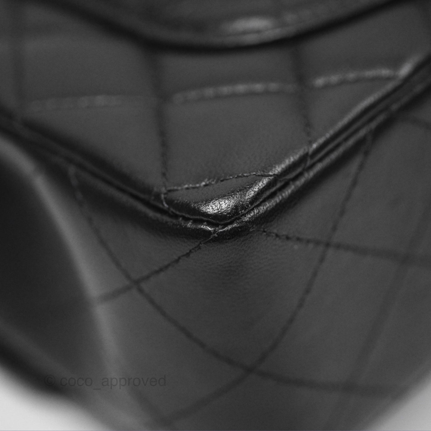 Chanel Small Classic Flap Quilted Black Lambskin Gold Hardware