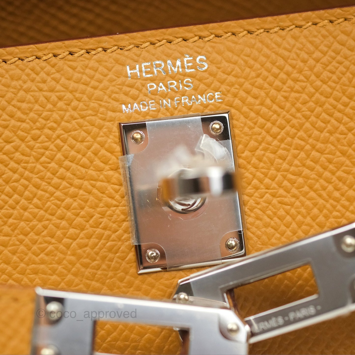 Hermès Sellier Kelly 25 Sesame 2S Epsom Palladium Hardware