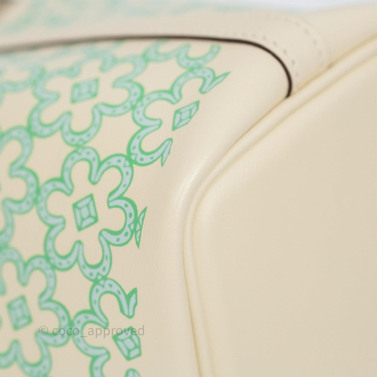 Hermes Micro Picotin 14 Lucky Daisy Nata I2 Vert Swift Palladium Hardware
