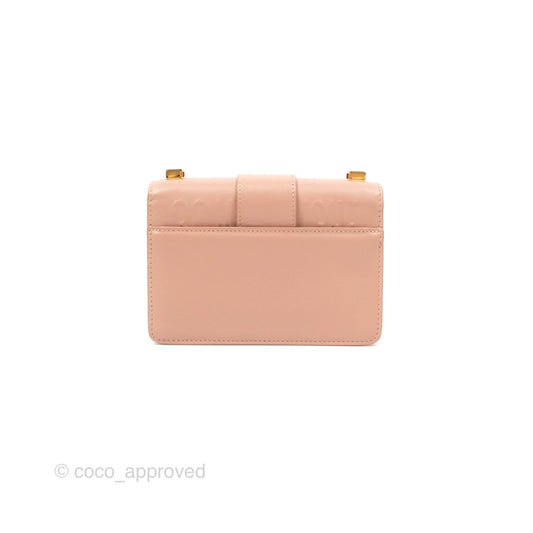 Dior Micro 30 Montaigne Flap Bag Rose Des Vents Calfskin