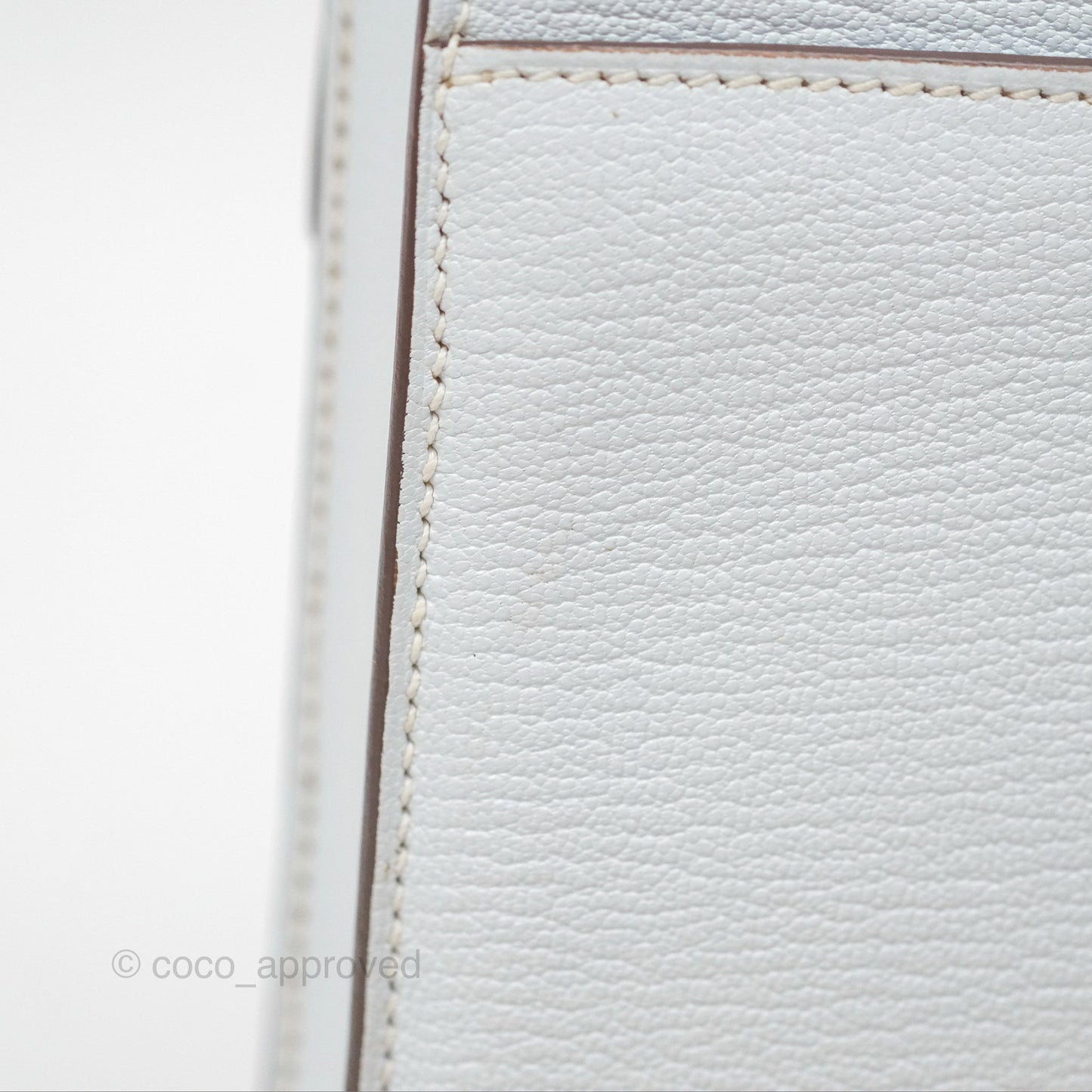 Hermes Mini Verrou Bleu Brume Chèvre Mysore Gold Hardware