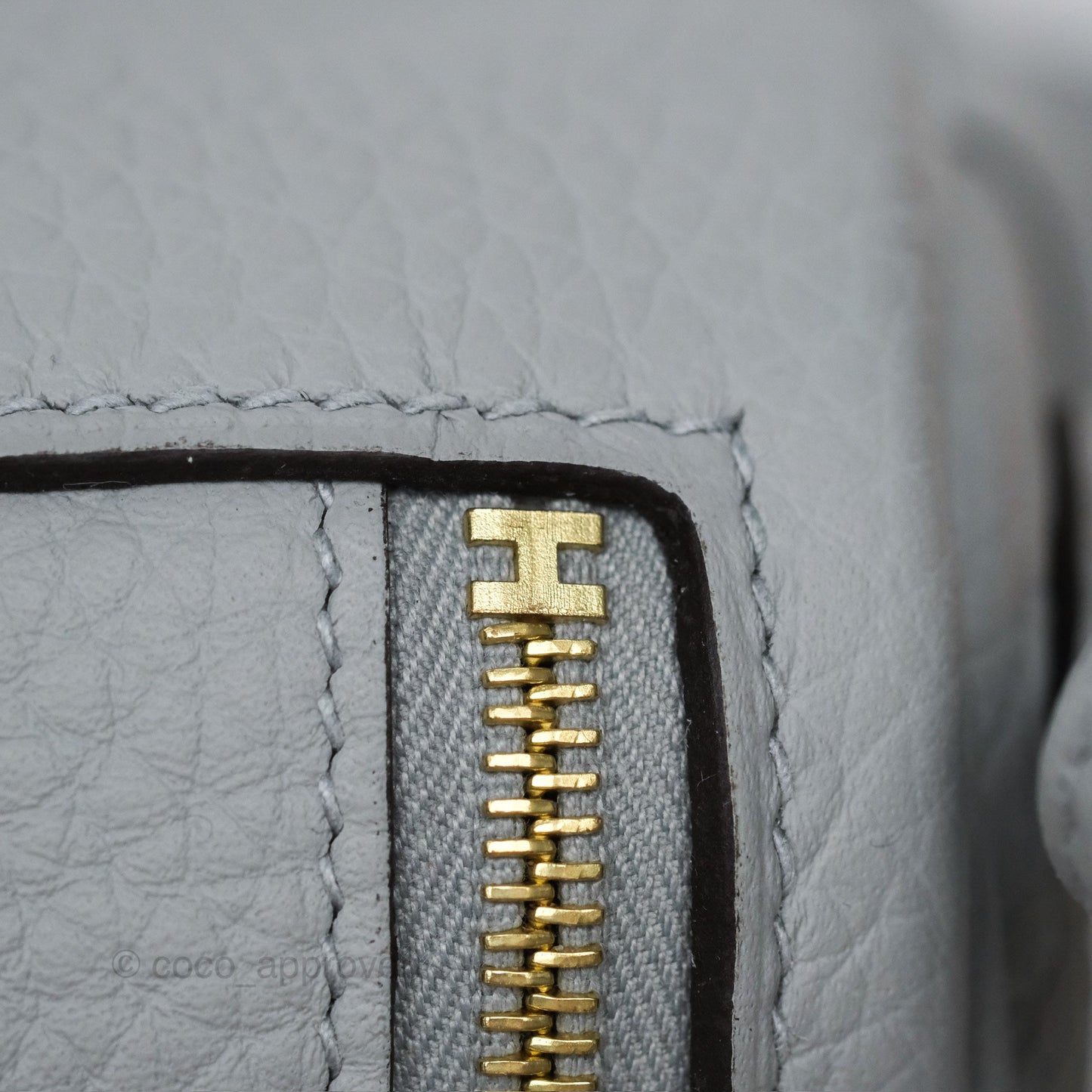 Hermès Mini Lindy 20 Blue Glacier 8U Clemence Gold Hardware