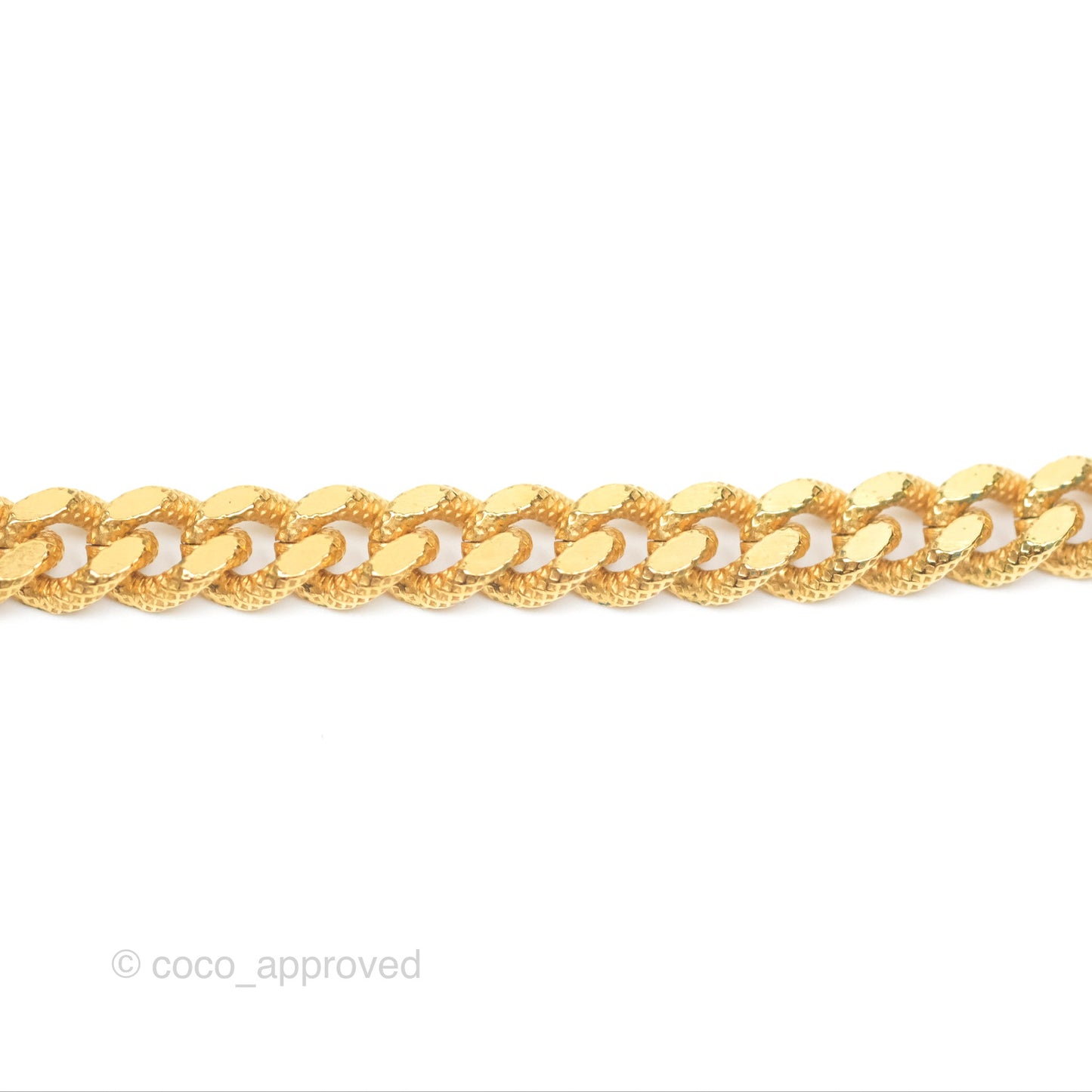 Chanel CC Crystals Chain Necklace Choker Gold Tone 22A