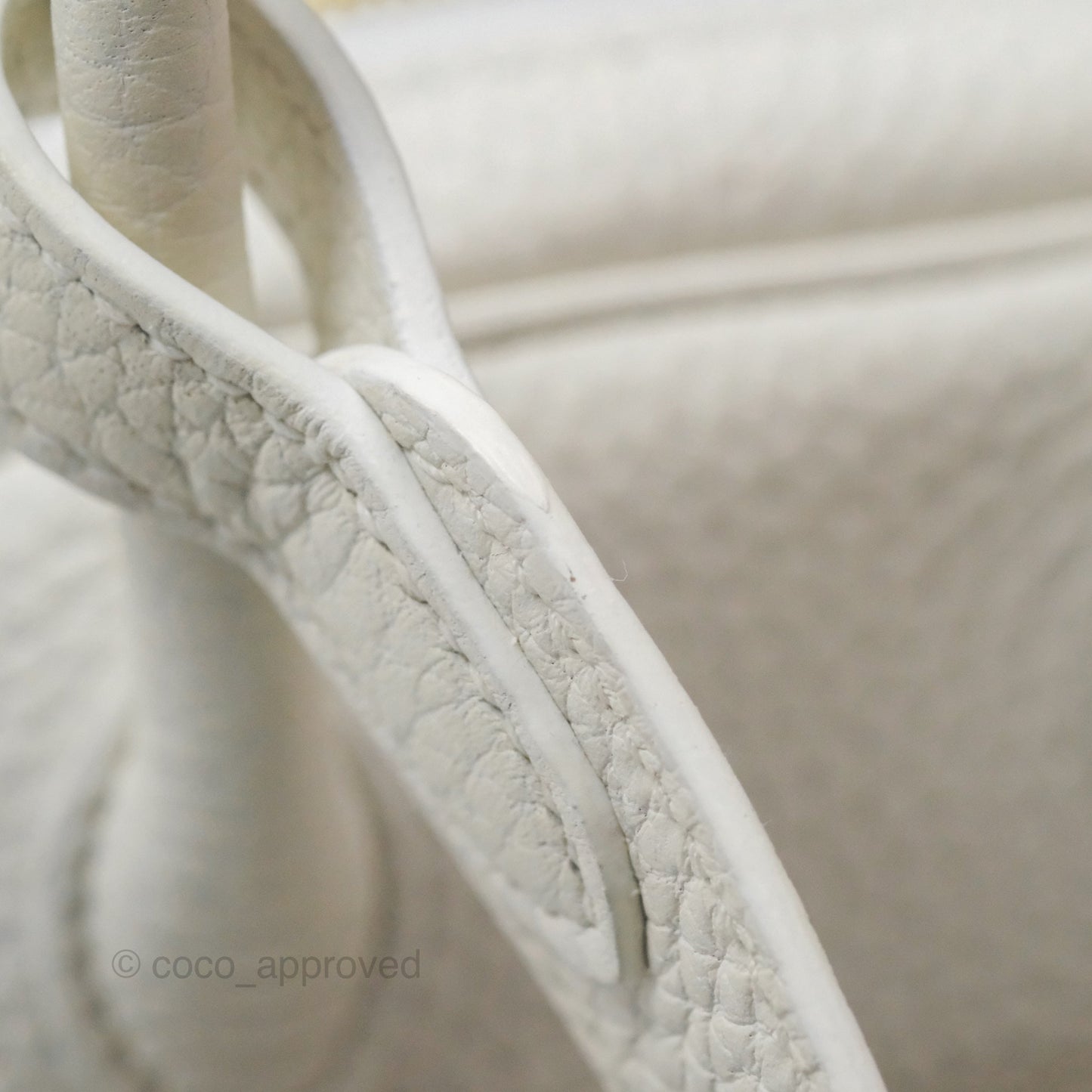 Hermès Mini Lindy 20 New White 0U Clemence Gold Hardware