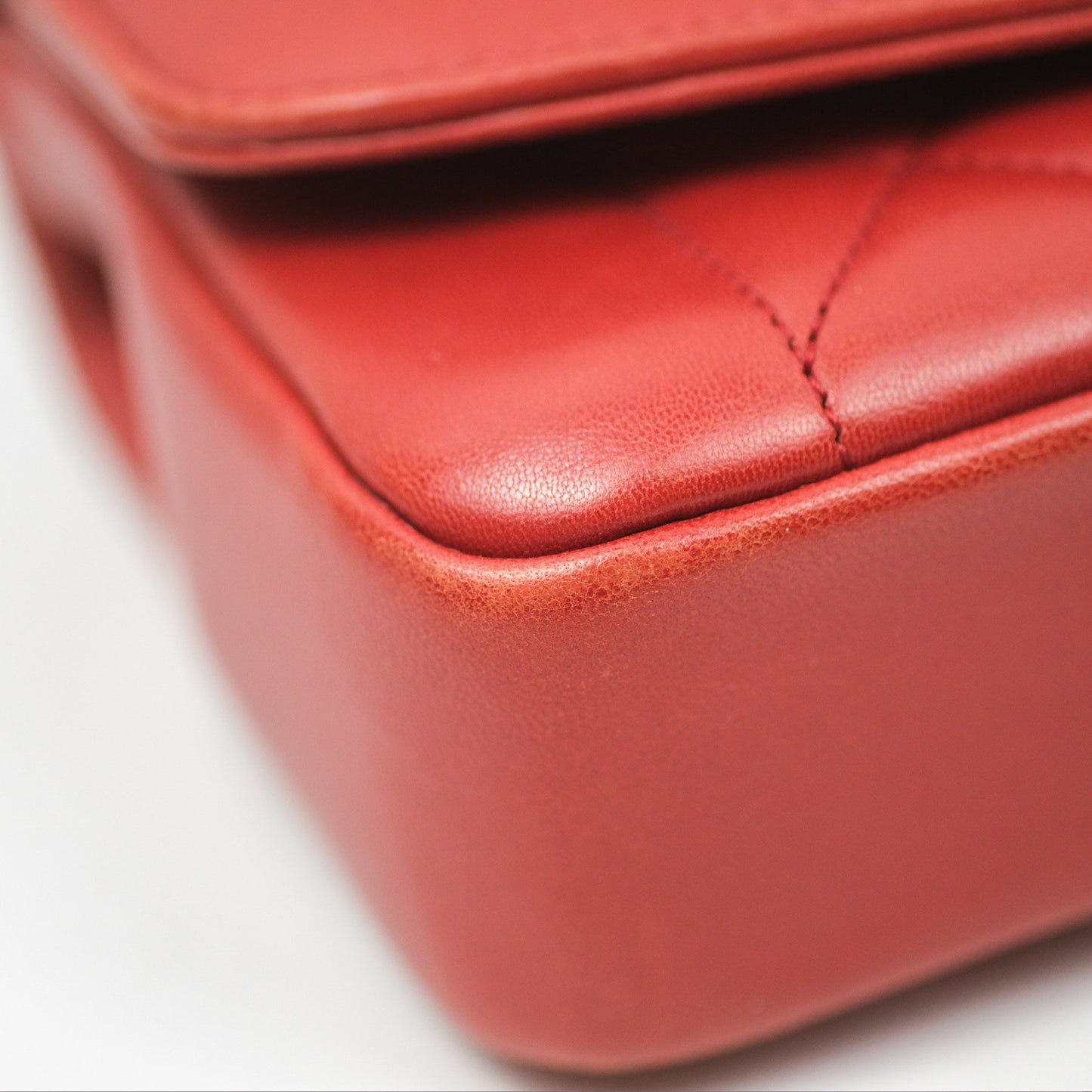 Chanel Diana Reissue Brick Red Gold Hardware