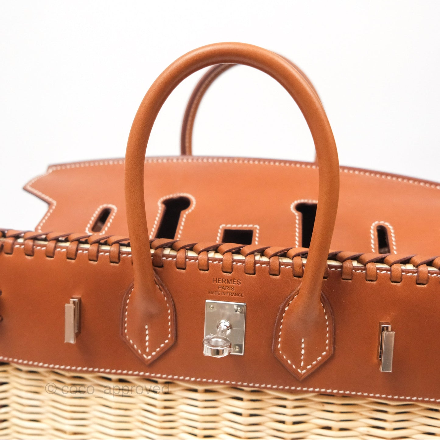 Hermès Birkin Picnic 25 Osier/ Barenia Naturel 27/ Fauve 34 Palladium Hardware