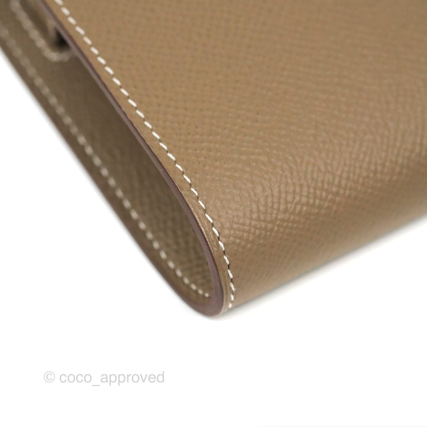 Hermès Kelly To Go Wallet Etoupe Epsom Palladium Hardware