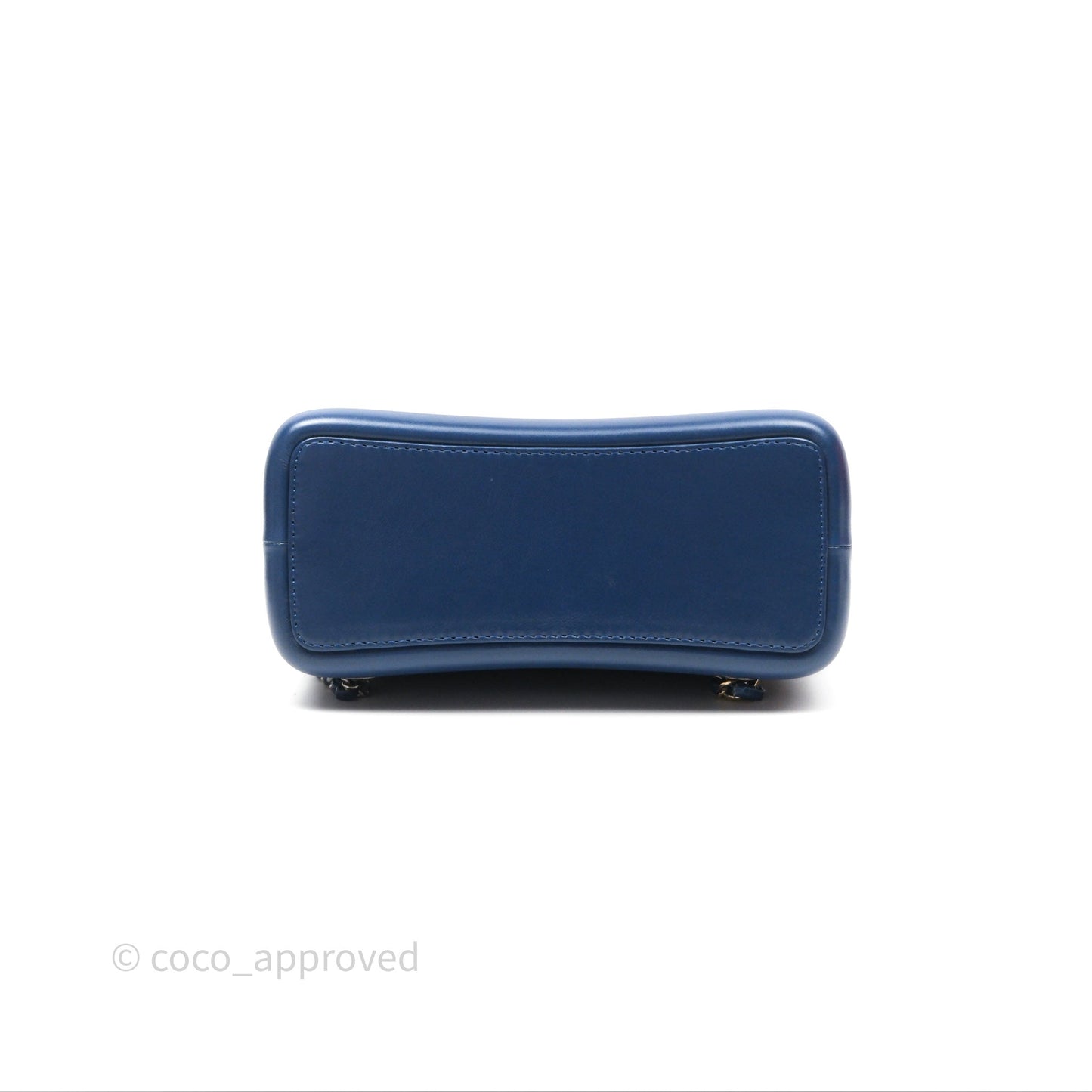 Chanel Small Gabrielle Backpack Blue Aged Calfskin