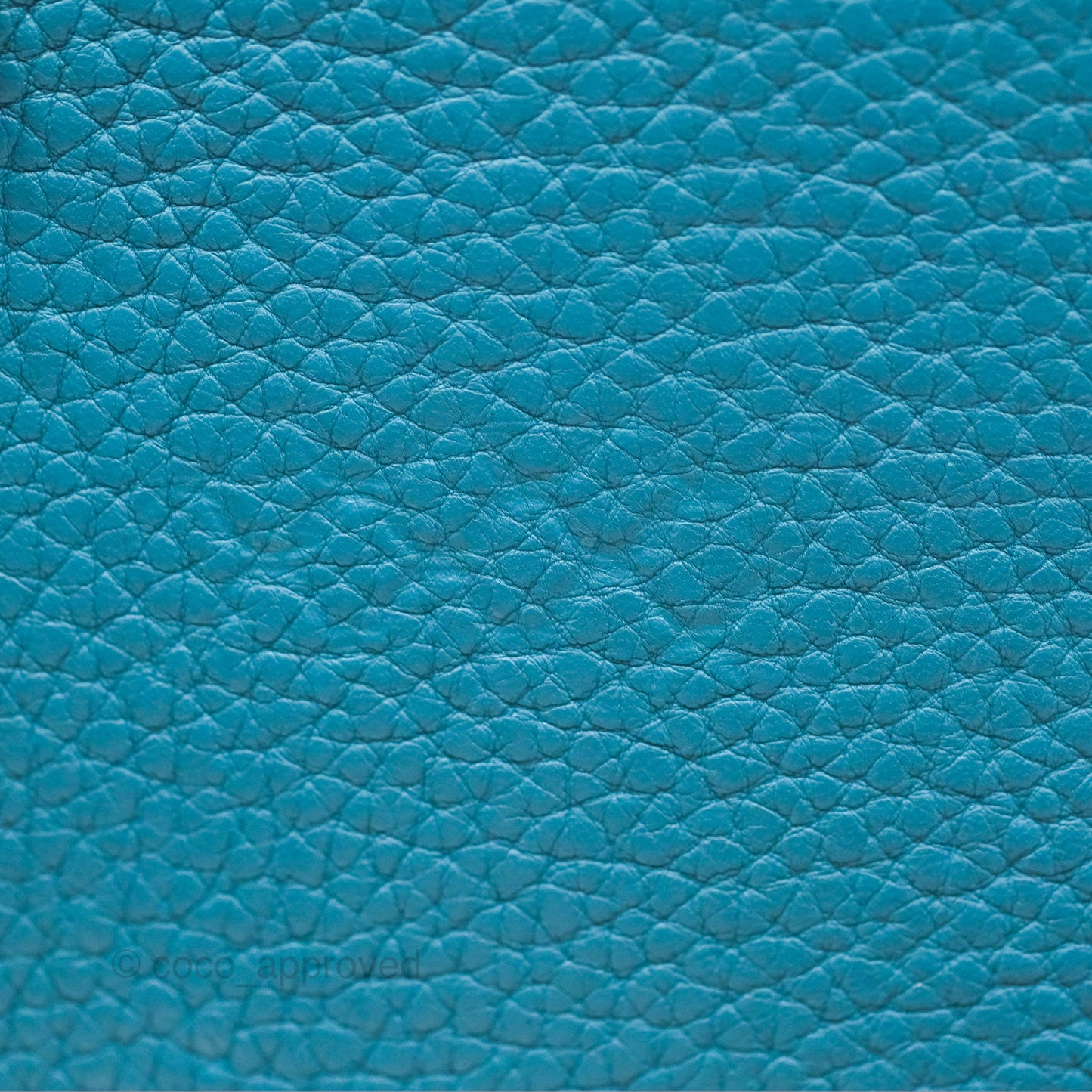 Hermès Lindy 34 Blue Jean Clemence Palladium Hardware