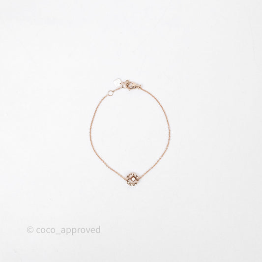 Chanel Coco Crush Bracelet 18K Diamond Beige Gold Hardware