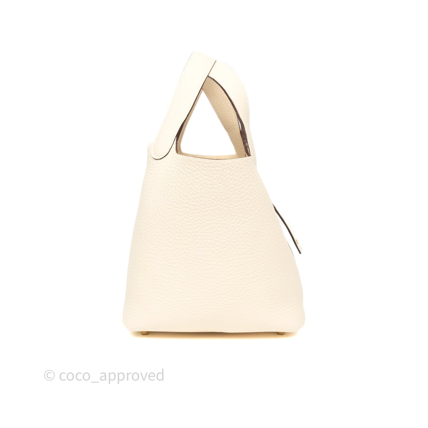 Hermès Picotin Lock 18 Nata I2 Clemence Gold Hardware