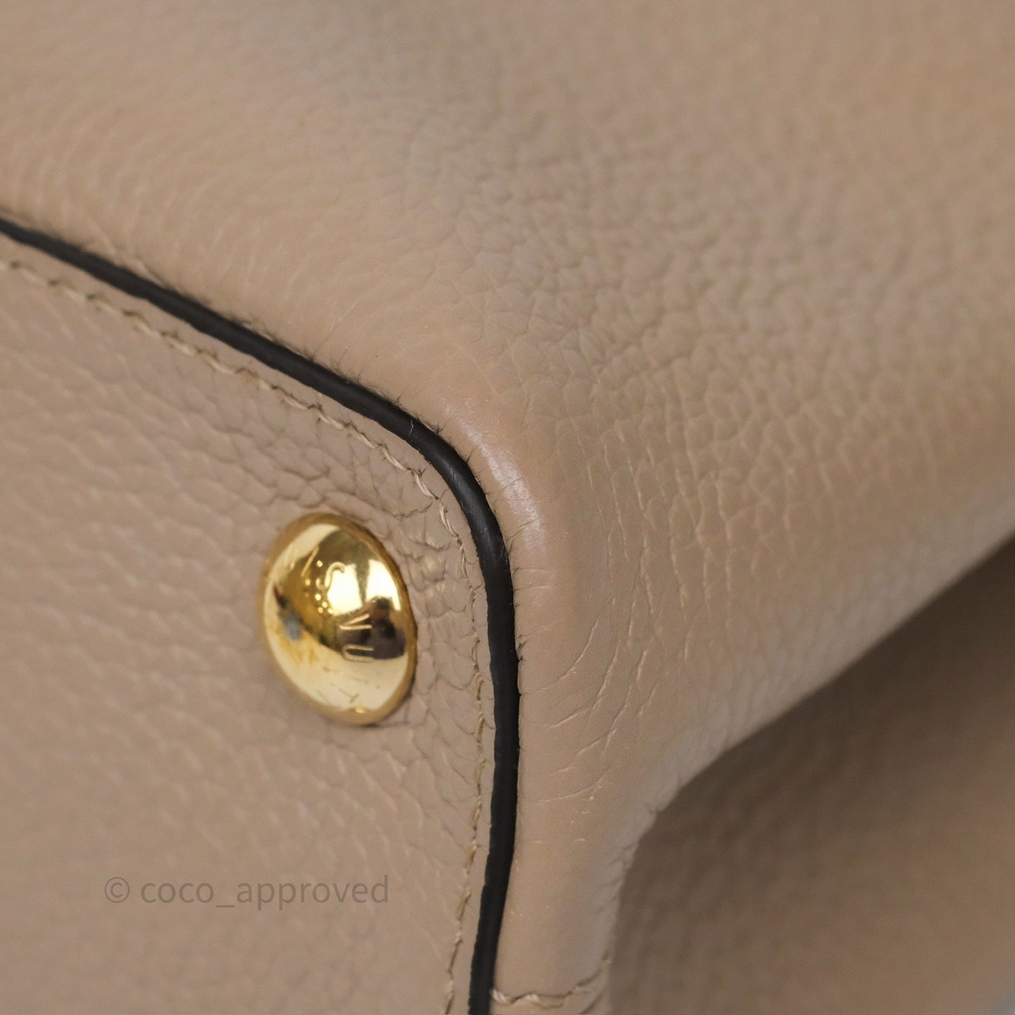 Louis Vuitton Capucines BB Taurillon Leather Galet