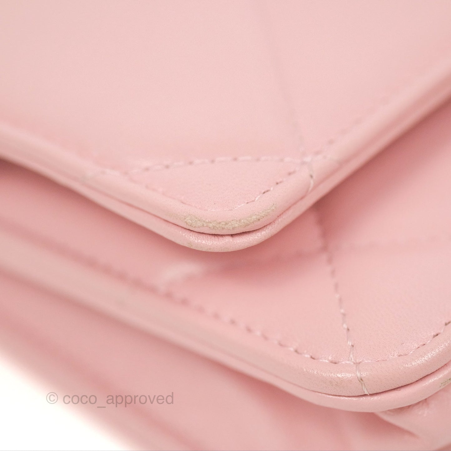Chanel 19 Wallet on Chain WOC Light Pink Mixed Hardware