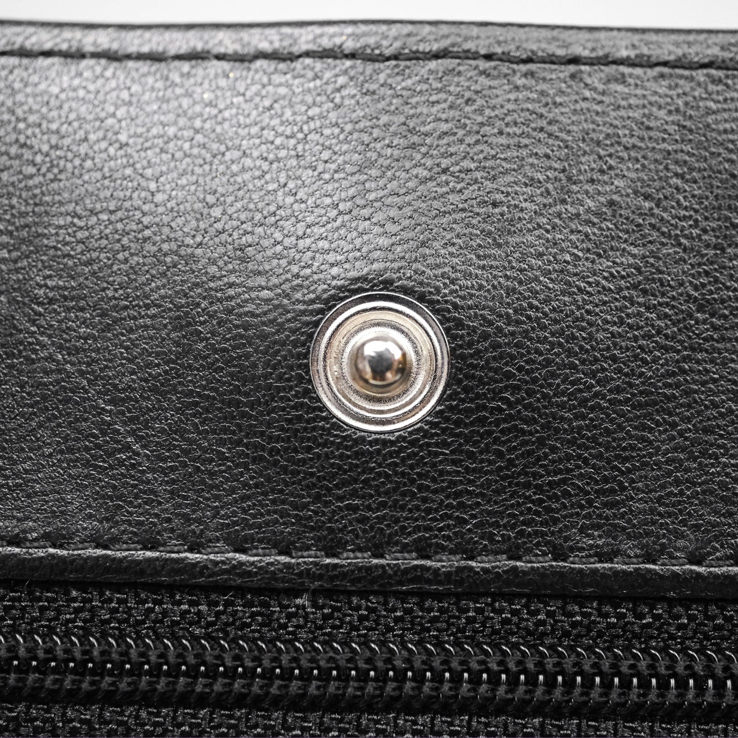 Chanel Quilted WOC Black Lambskin Silver Hardware