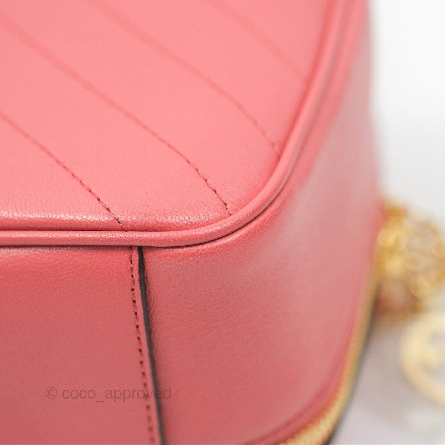 Gucci Blondie Top Handle Bag Pink Leather