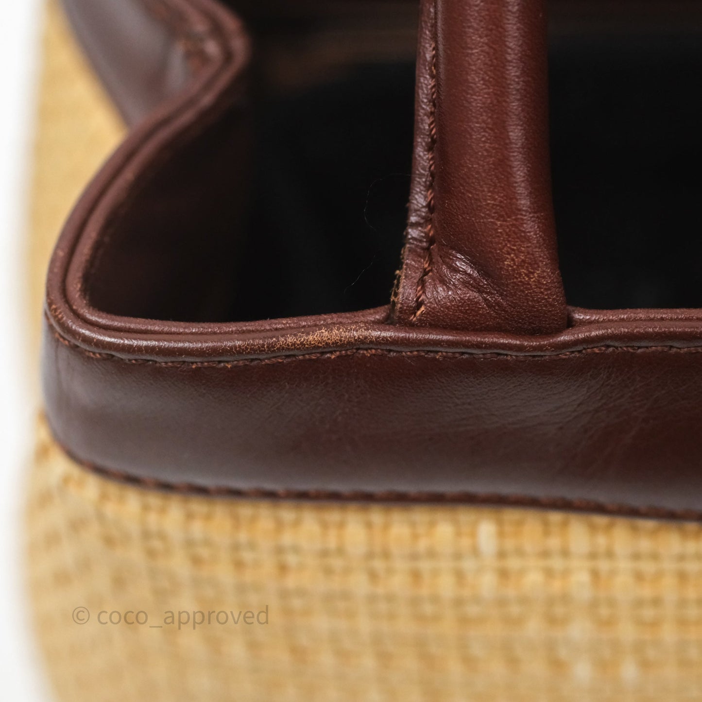 Chanel Vintage Rattan Tote Bag