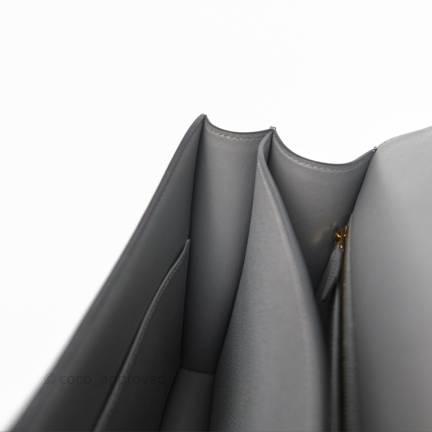 Hermès Constance 24 Gris Mouette 4Z Epsom Gold Hardware