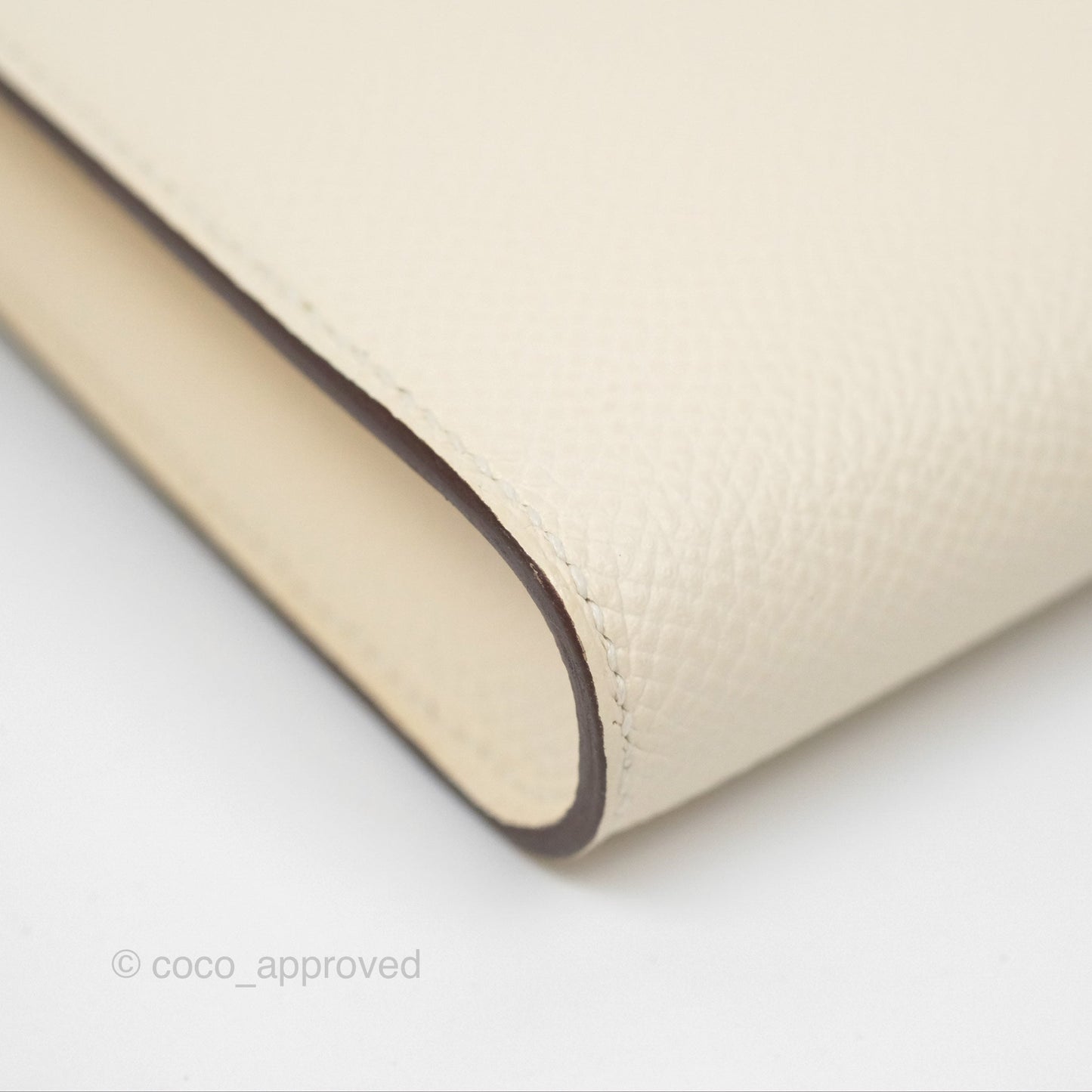 Hermes Epsom Clic 16 Wallet Nata I2 / Biscuit 48 Palladium Hardware