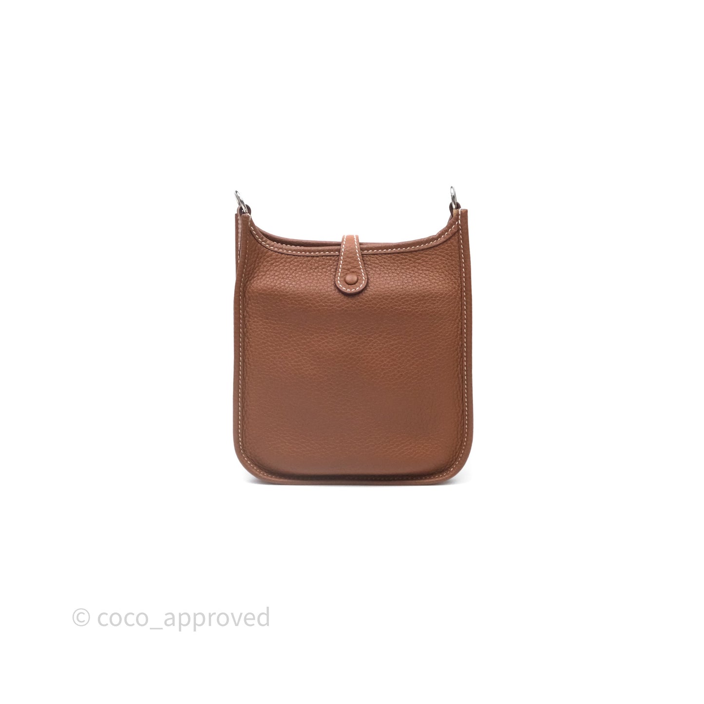 Hermès Mini Evelyne 16 Amazone Gold 37 Clemence Palladium Hardware