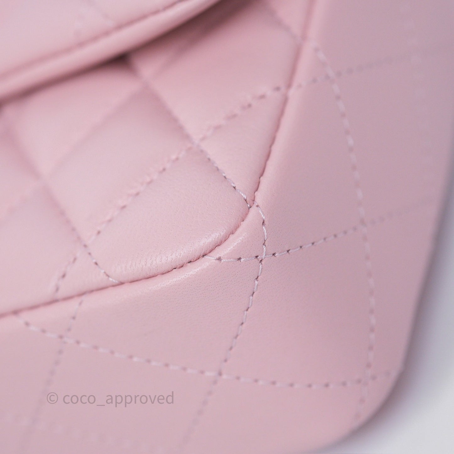 Chanel Quilted Extra Mini Rectangular Flap Pink Lambskin Gold Hardware