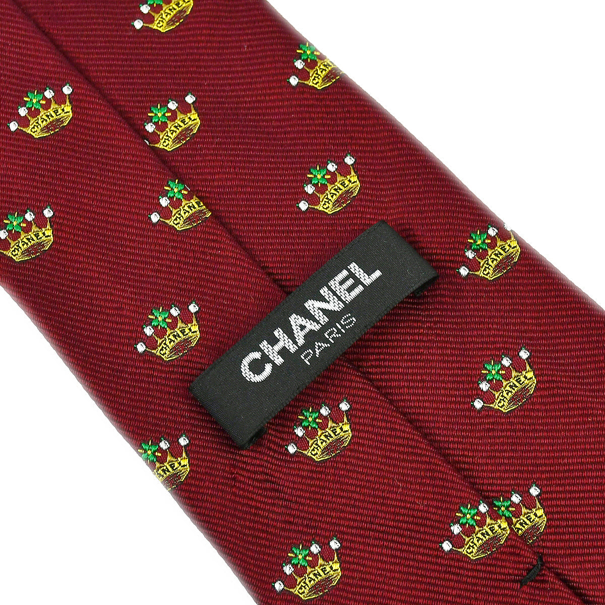 Chanel Necktie Bordeaux Small New
