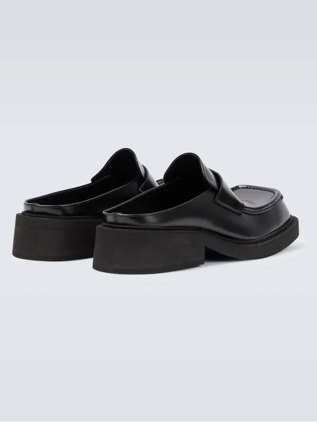 Luxury Balenciaga Inspector 40MM Leather Bloafer Black