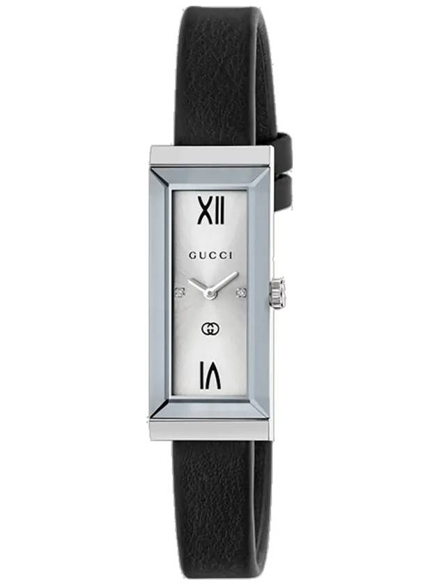Luxury Gucci Trending 2025 G Frame Leather Quartz Watch Black