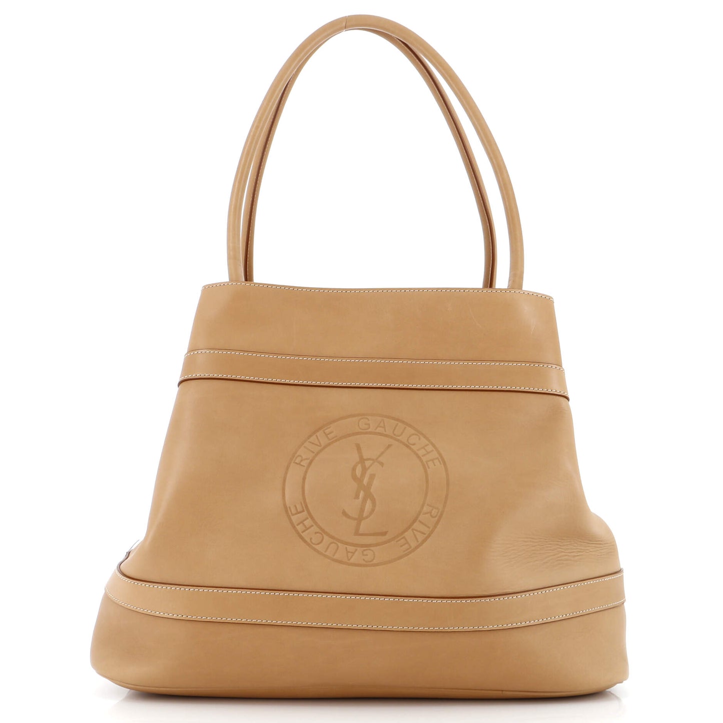 Luxury Saint Laurent Rive Gauche Tote Bag Leather Large