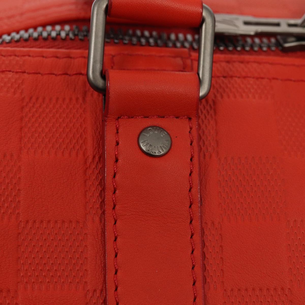 LOUIS VUITTON Damier Infini  Keepall Bandouliere 45 Bag Fusion N41142 81041