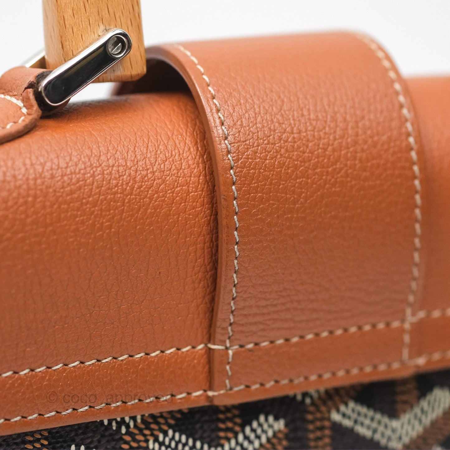 Goyard Saïgon Mini Bag Tan Goyardine Canvas/Chevroches Calfskin