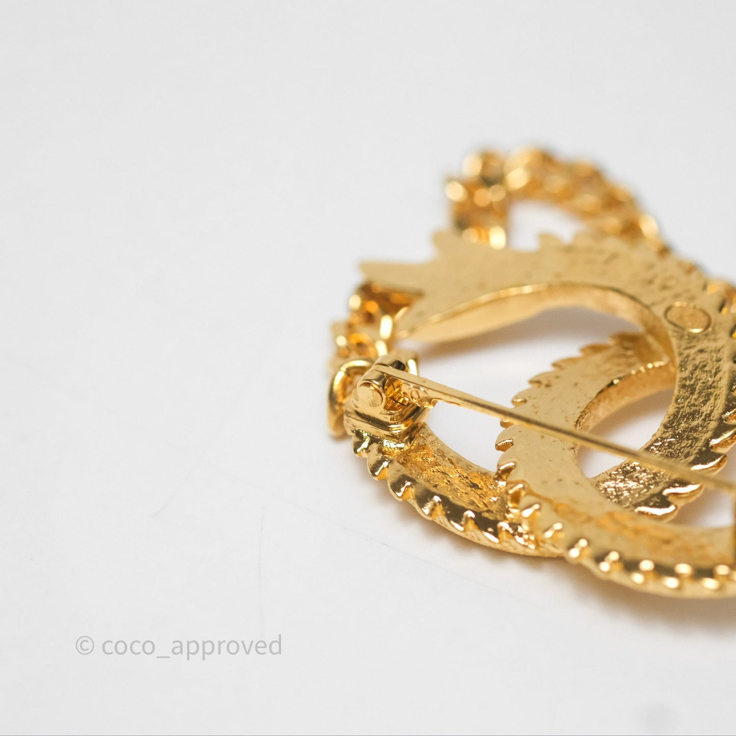 Chanel CC Dragon Chinese New Year Edition Brooch Gold Tone 24C