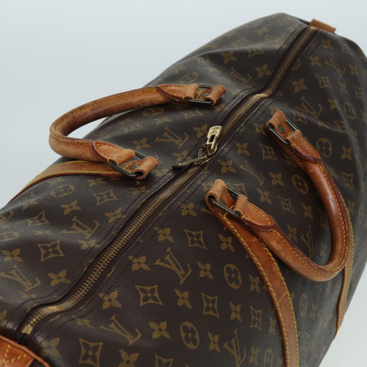 LOUIS VUITTON Monogram Keepall 60 Boston Bag M41422 LV 81091