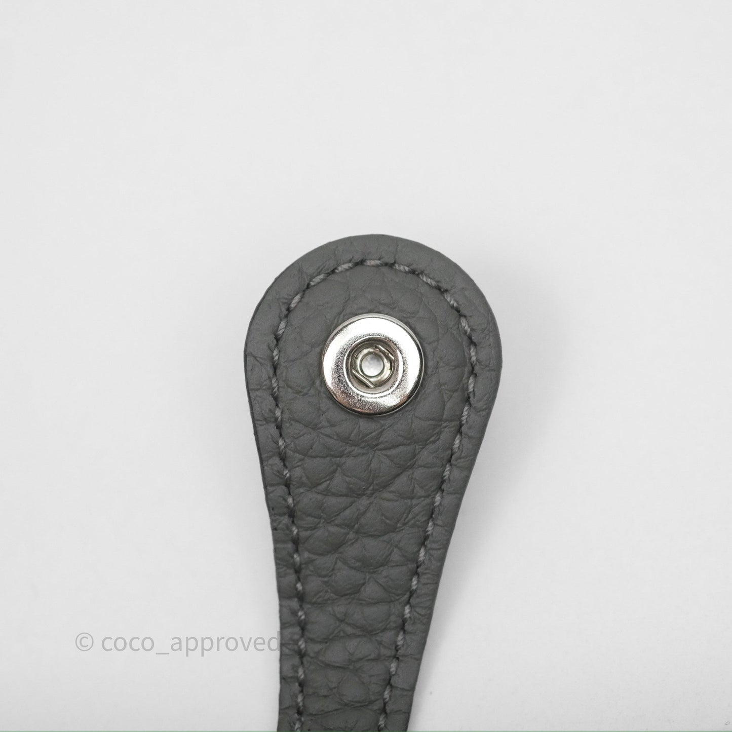 Hermès Mini Evelyne 16 Gris Meyer 0L Clemence Palladium Hardware