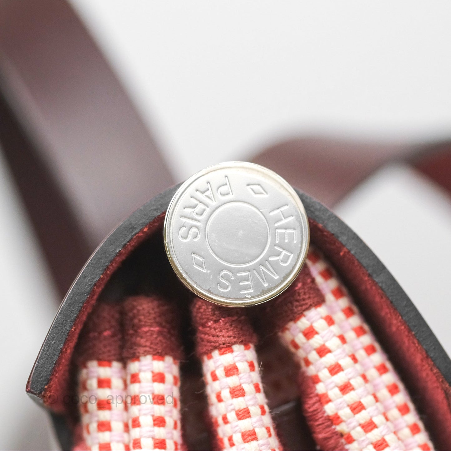 Hermès Herbag Retourne Zip 31 Ecru/Brique/Mauve Pale/Rouge Sellier Canvas Palladium Hardware