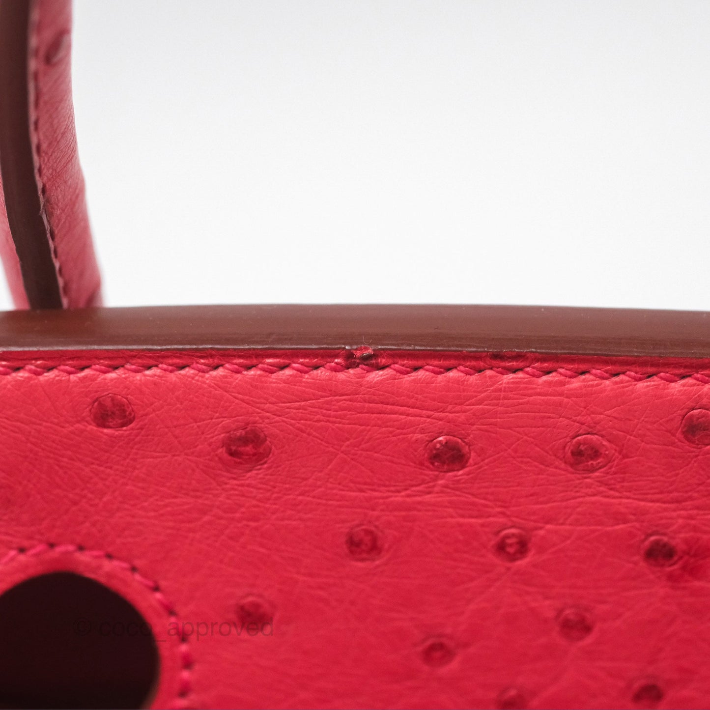 Hermès Birkin Retourne 30 Bougainvillea Ostrich Gold Hardware