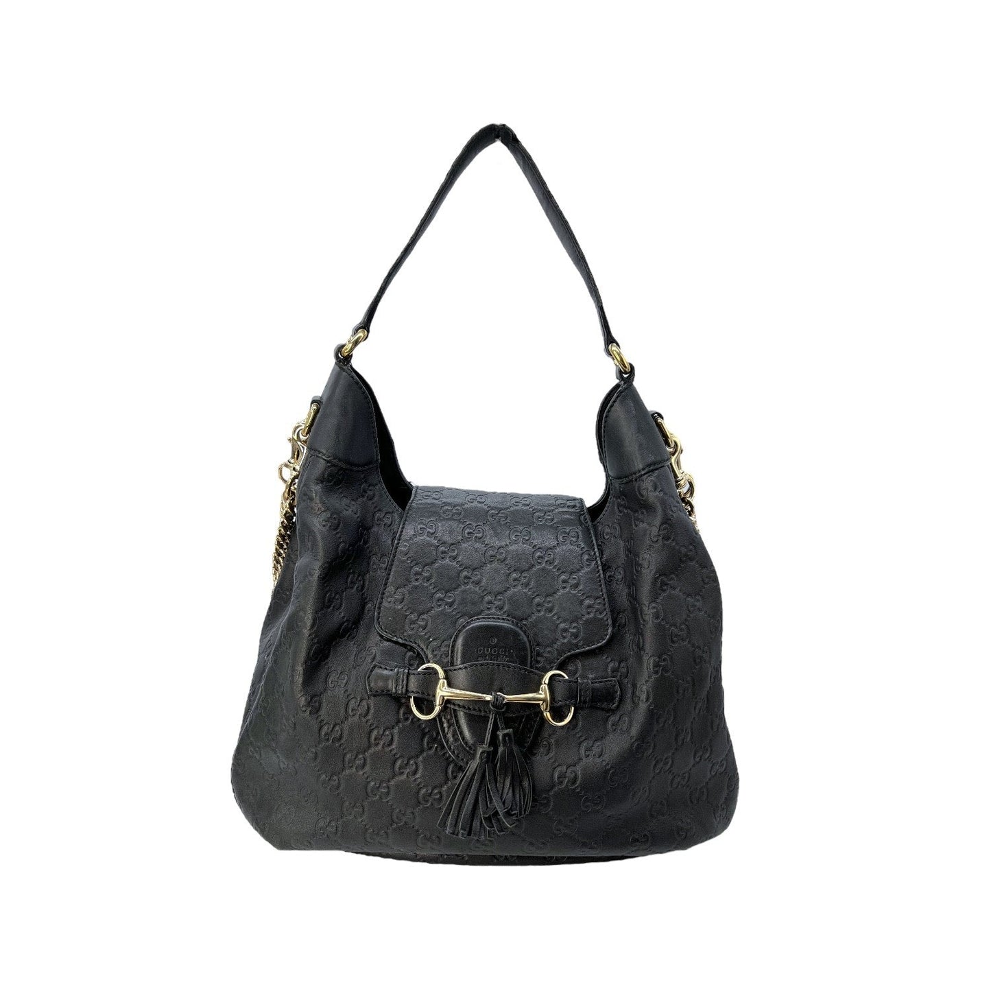Luxury Gucci GG Signature Medium Emily Hobo