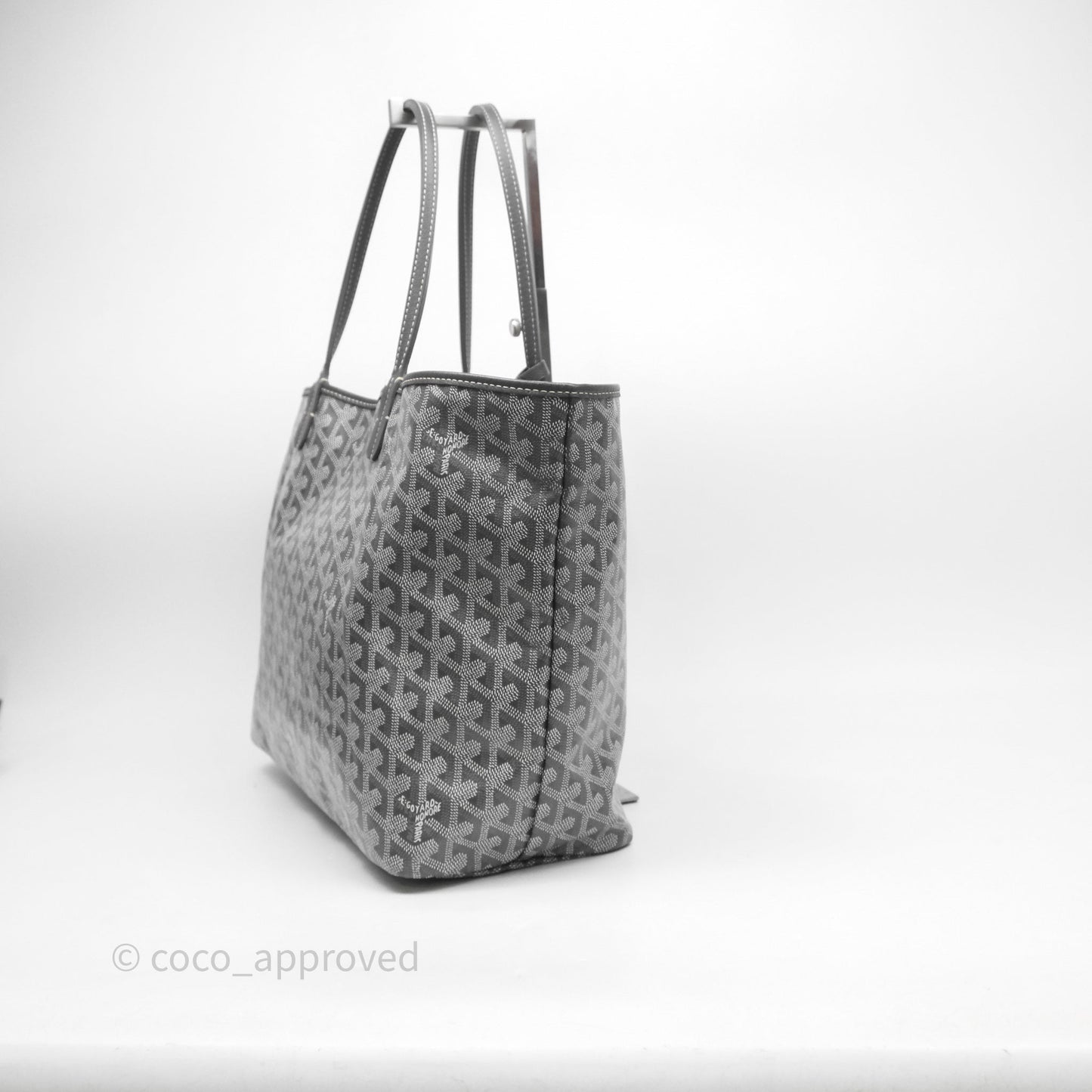 Goyard St Louis Tote PM Grey