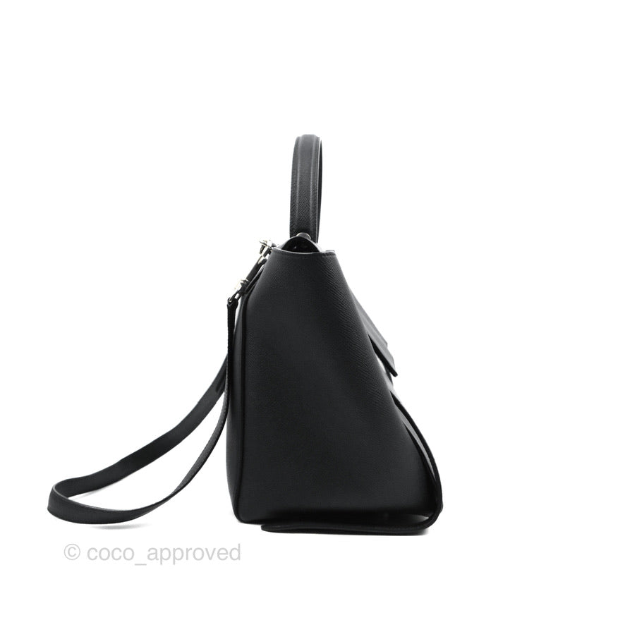 Celine Mini Belt Bag Dark Navy Grained Calfskin Silver Hardware