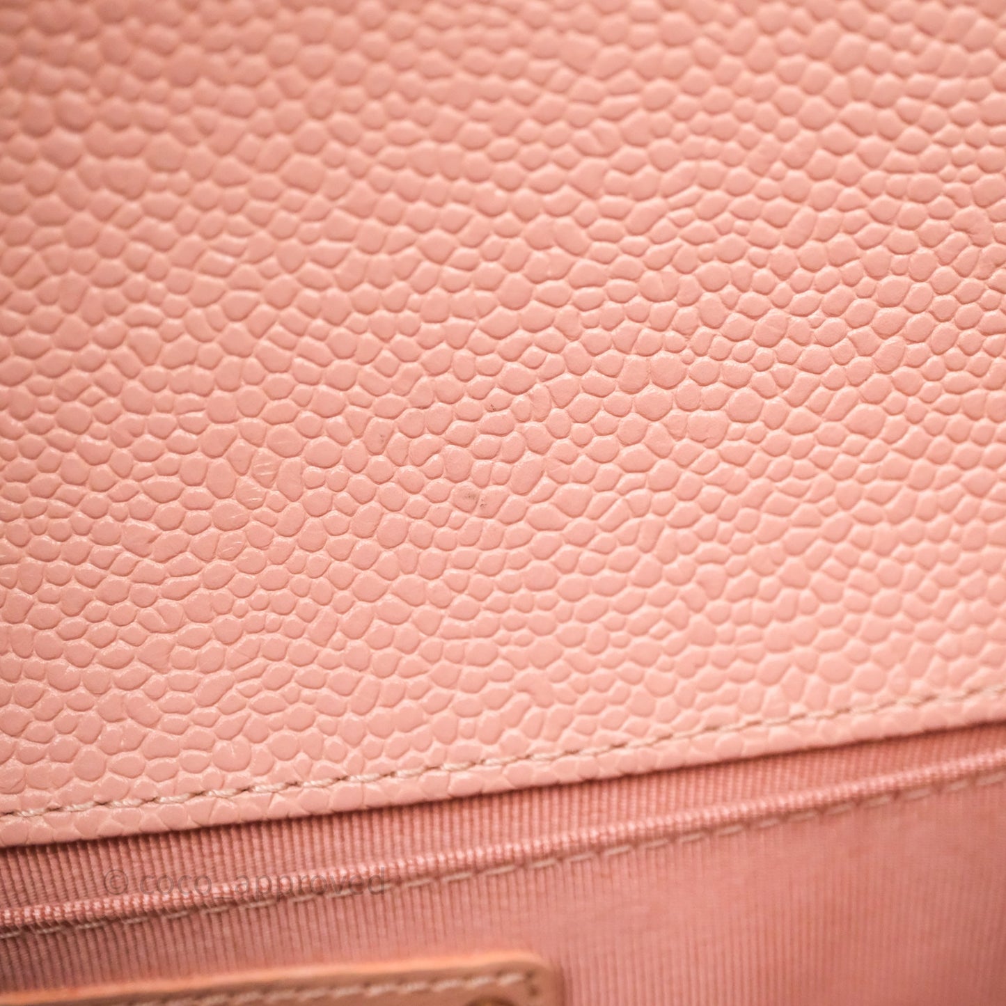 Chanel Small Boy Quilted Pink Caviar Gold Hardware
