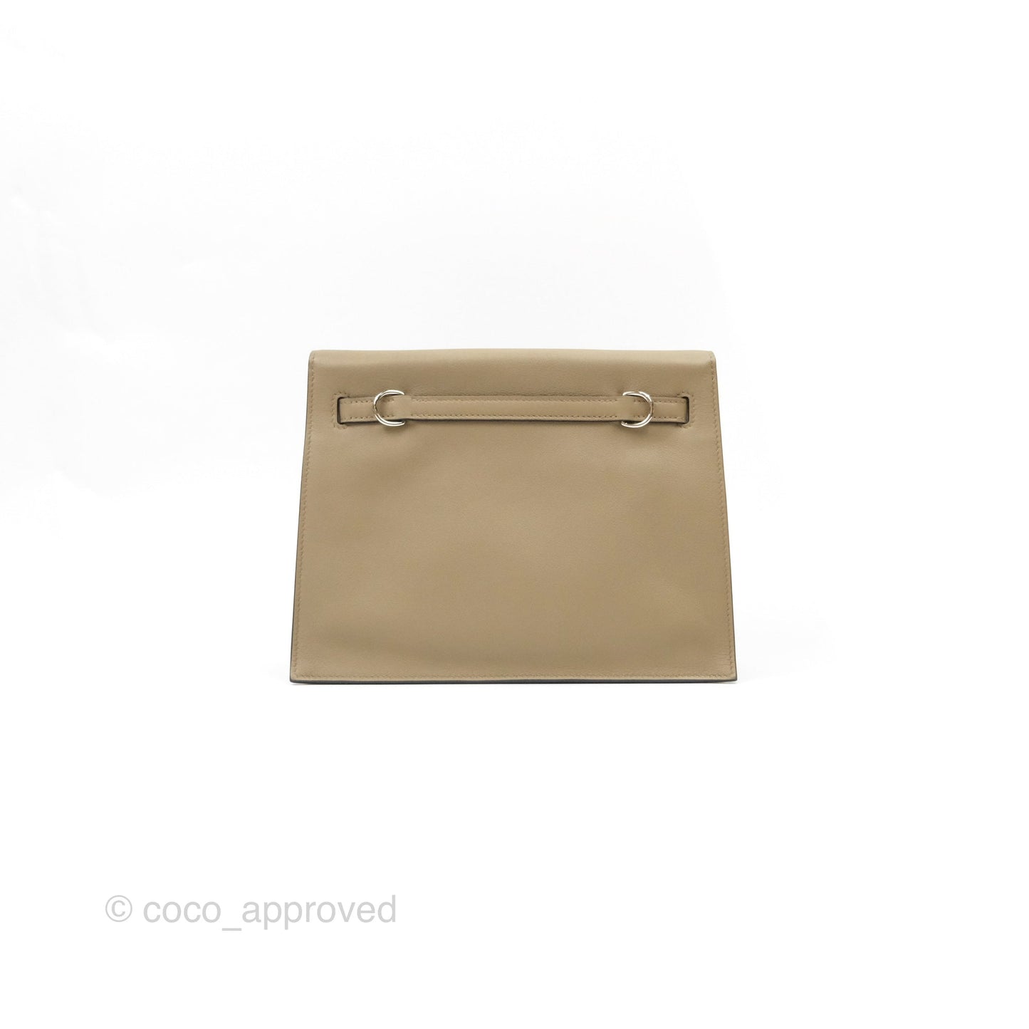 Hermès Kelly Danse II Bag Beige Marfa Palladium Hardware