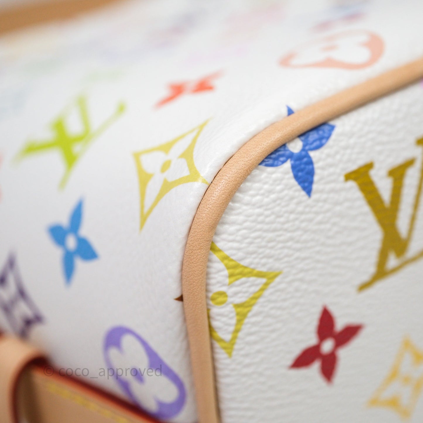 Louis Vuitton x Takashi Murakami All In BB Bag Multicolore Blanc Monogram Canvas