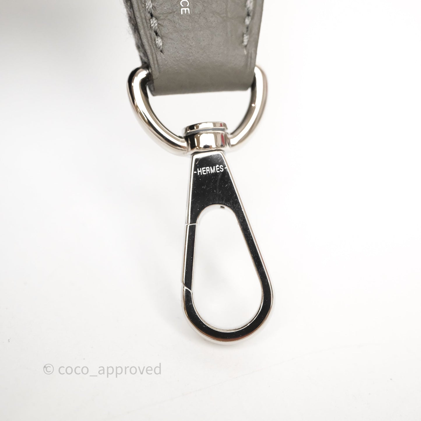 Hermès Mini Evelyne 16 Gris Meyer 0L Clemence Palladium Hardware