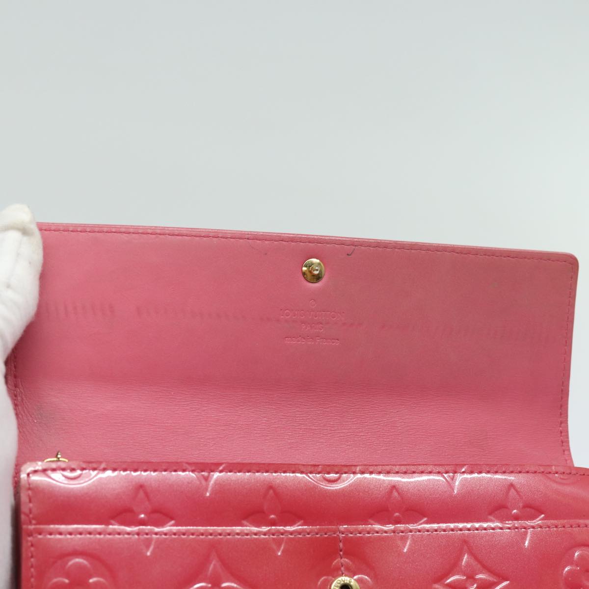 LOUIS VUITTON Vernis Portefeiulle Sarah Wallet Fran Boise M9140F LV 81228