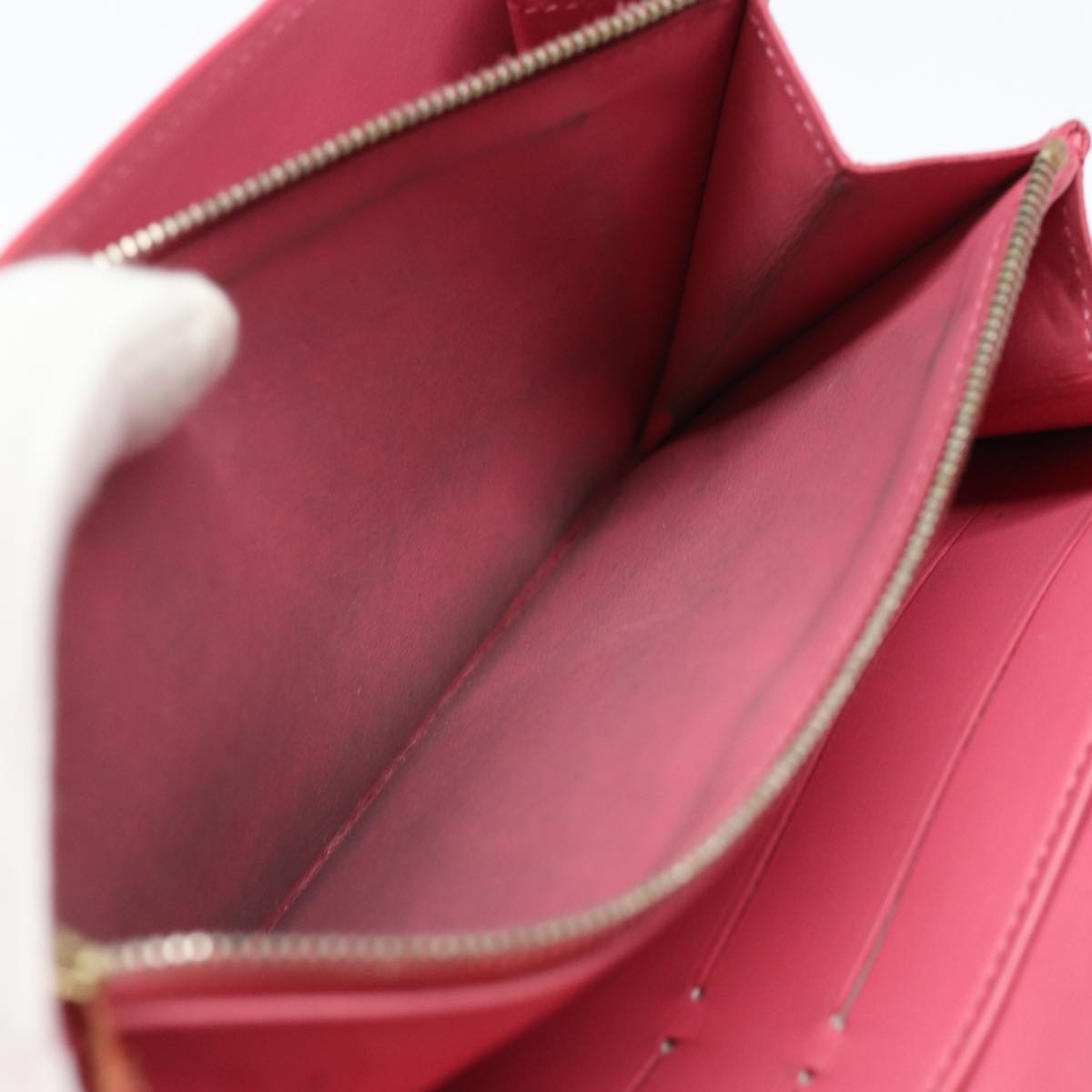 LOUIS VUITTON Vernis Portefeiulle Sarah Wallet Fran Boise M9140F LV 81228