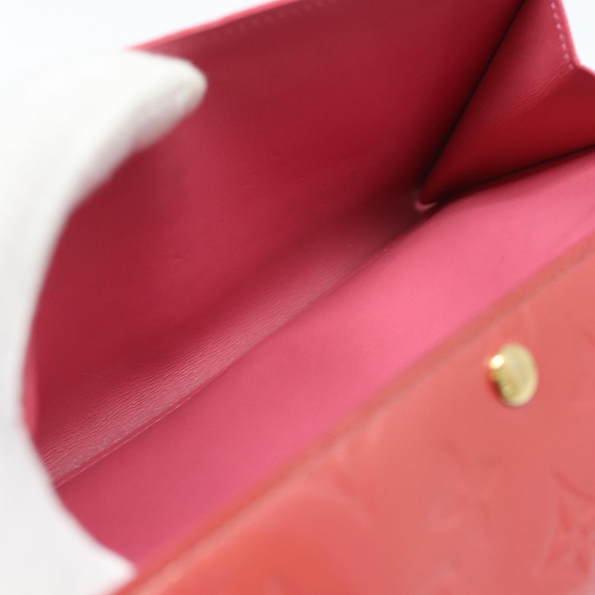 LOUIS VUITTON Vernis Portefeiulle Sarah Wallet Fran Boise M9140F LV 81228