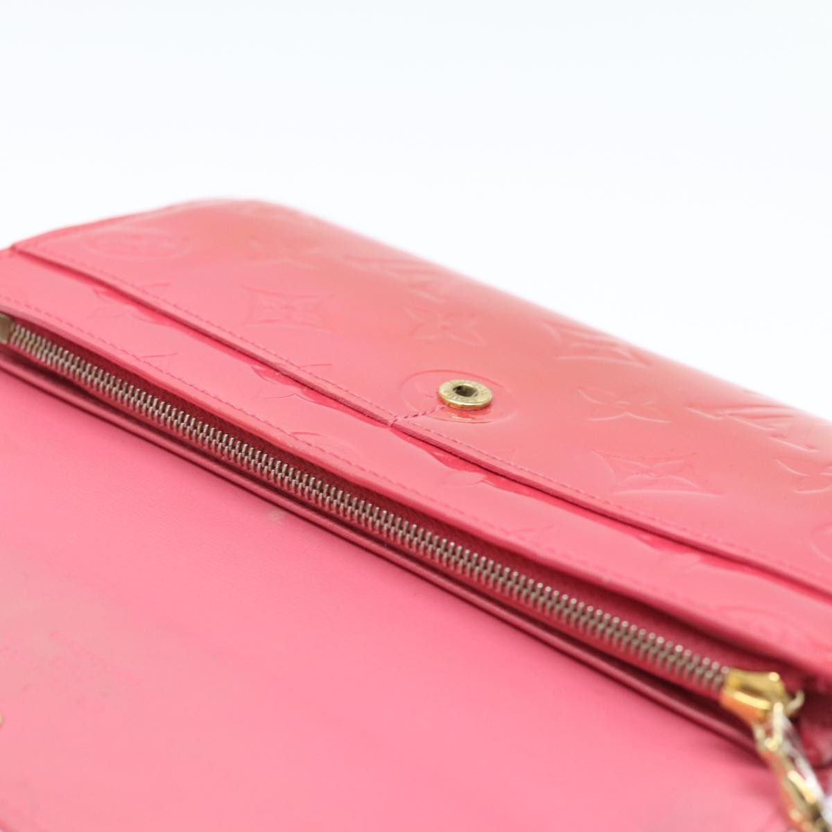 LOUIS VUITTON Vernis Portefeiulle Sarah Wallet Fran Boise M9140F LV 81228