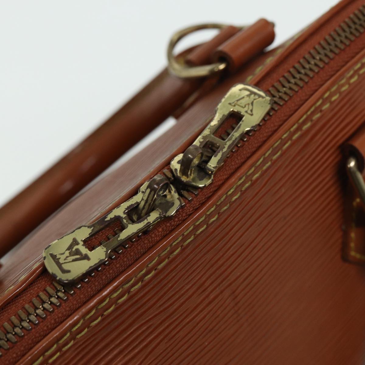LOUIS VUITTON Epi Alma Hand Bag Zipangu Gold M54148 LV 81261