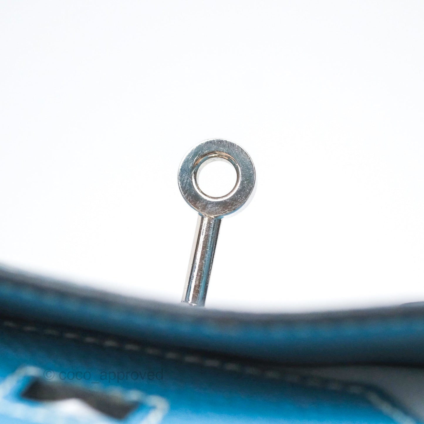 Hermès Birkin 30 Blue Jean Togo Palladium Hardware
