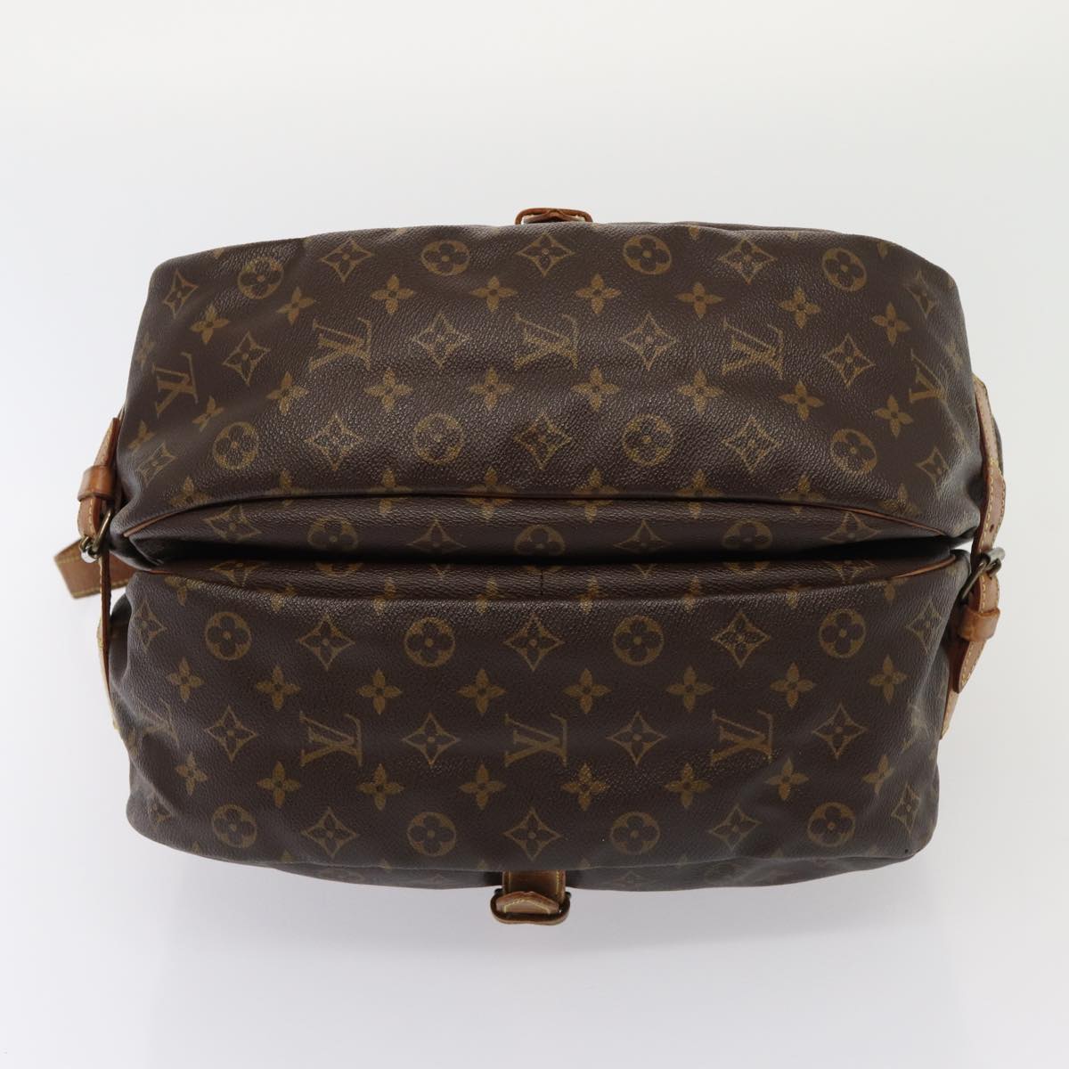 LOUIS VUITTON Monogram Saumur 35 Shoulder Bag M42254 LV 81311